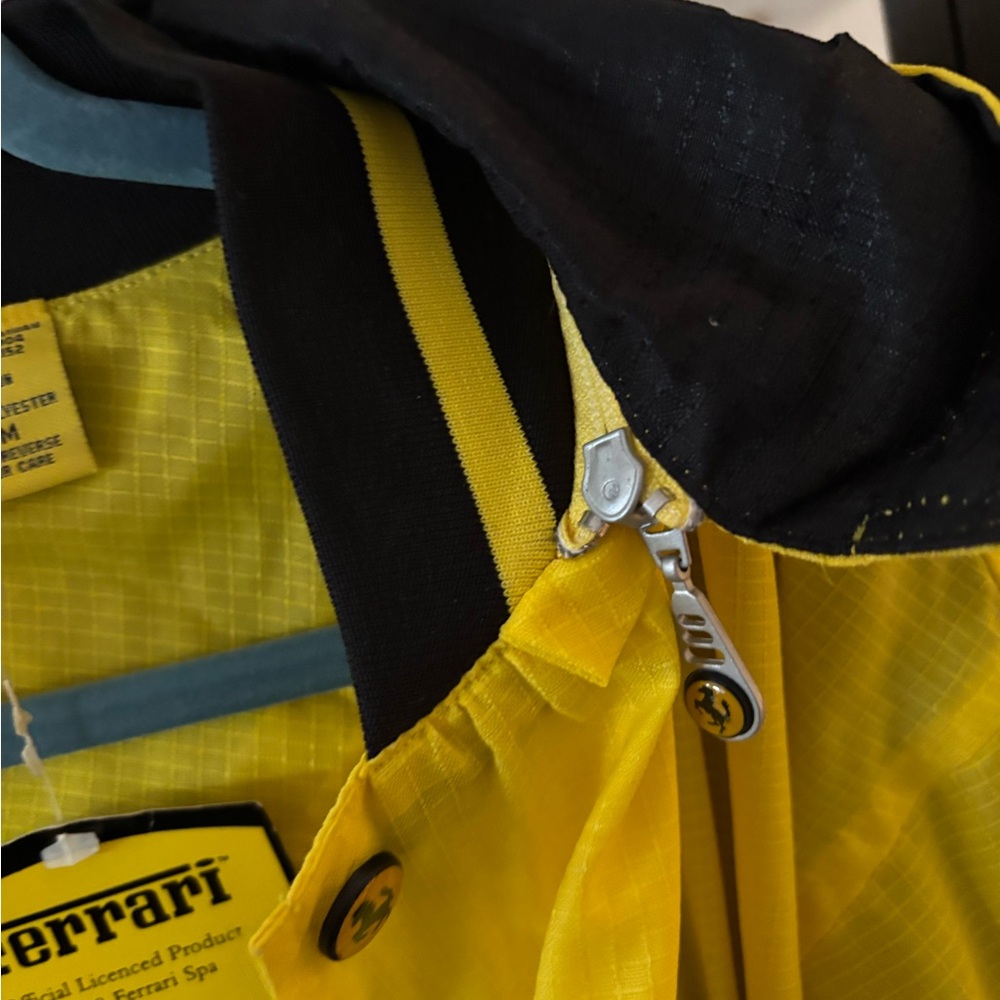 VINTAGE 1998 Ferrari F1 Racing Windbreaker with Removable Hood NWT - Picture 14 of 16